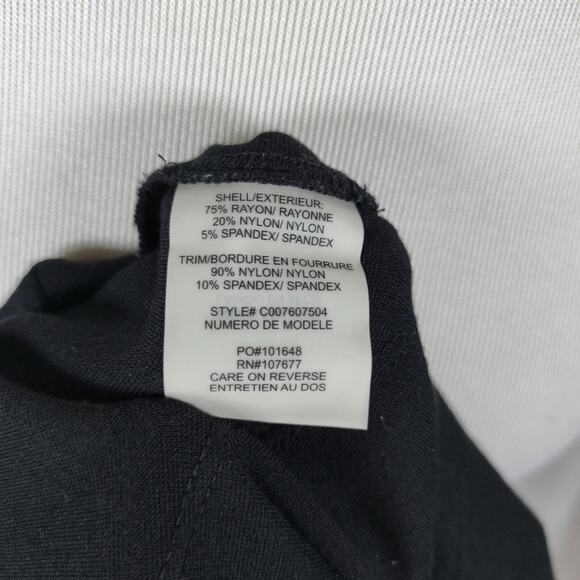 Alice + Olivia Black Backless Cutout Mini Dress Stretch Jersey Size 6 - Picture 12 of 13